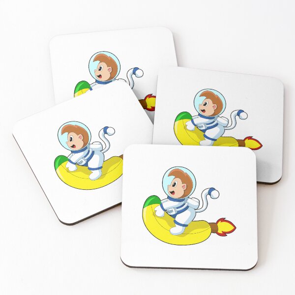 Item preview, Monkey Banana Astronaut designed and sold by Snabdesign84.
