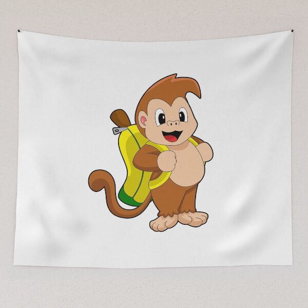 Item preview, Monkey Banana Backpack designed and sold by Snabdesign84.