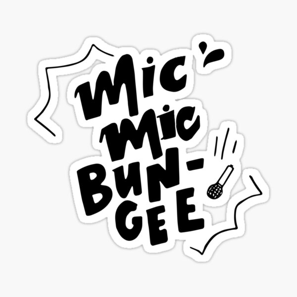 "BTS Mic Drop (Mic Mic Bungee)" Sticker for Sale by milktae Redbubble