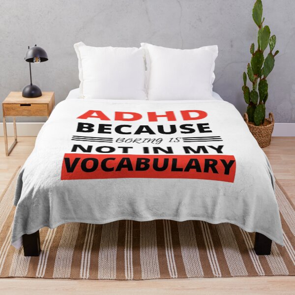 Item preview, ADHD Joke designed and sold by BuraxisQuotes.