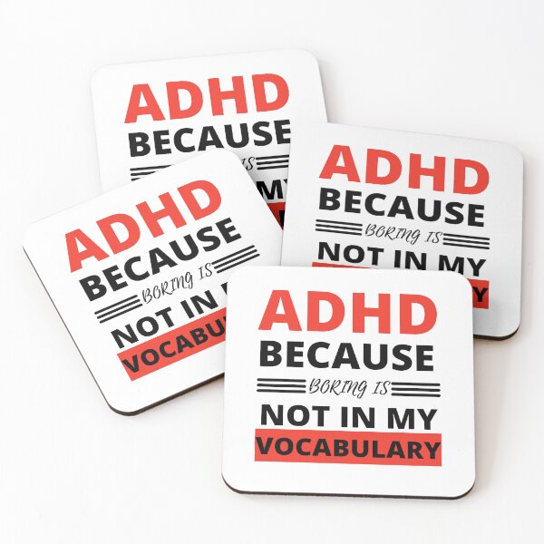 Item preview, ADHD Joke designed and sold by BuraxisQuotes.