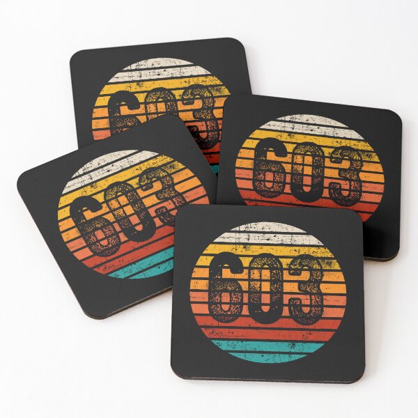 Item preview, Distressed Vintage Sunset 603 Area Code designed and sold by Gold Wings Tees.
