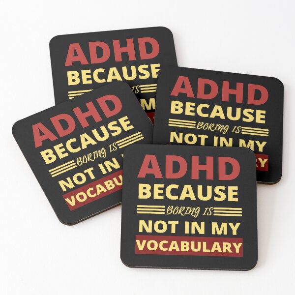 Item preview, ADHD Quote designed and sold by BuraxisQuotes.