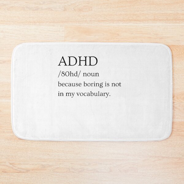 Item preview, ADHD Joke designed and sold by BuraxisQuotes.