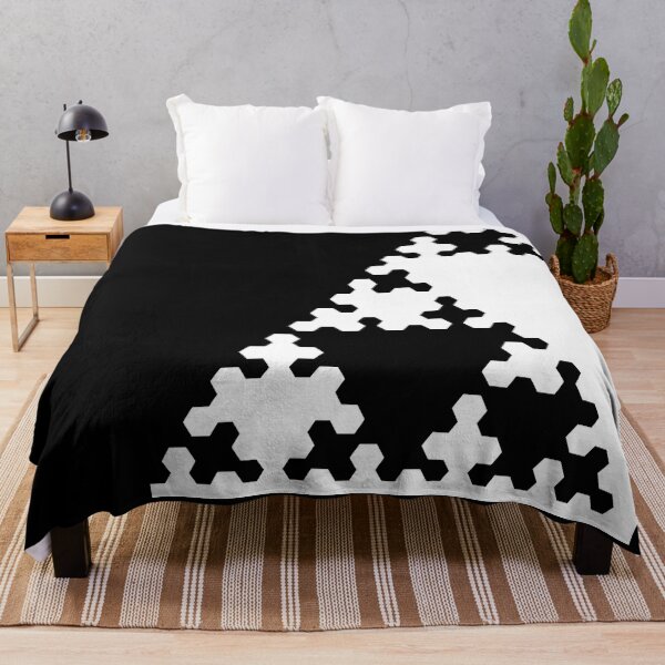 Item preview, Sierpiński Triangles Black & White designed and sold by Rupert Russell.