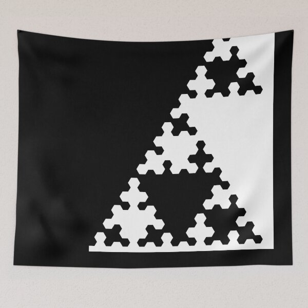 Item preview, Sierpiński Triangles  Black & White designed and sold by Rupert Russell.