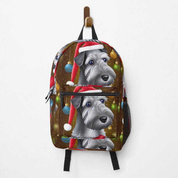 Item preview, Miniature Schnauzer Dog Christmas Celebration 4 designed and sold by AnadAA.