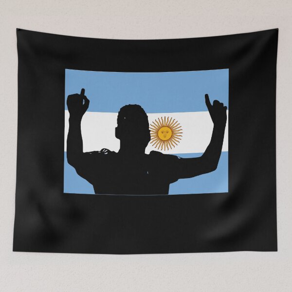 Item preview, Argentina Wins the World Cup 2022 - Campeones (black silhouette) designed and sold by NickiPost.