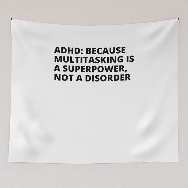 Item preview, ADHD Quote designed and sold by BuraxisQuotes.