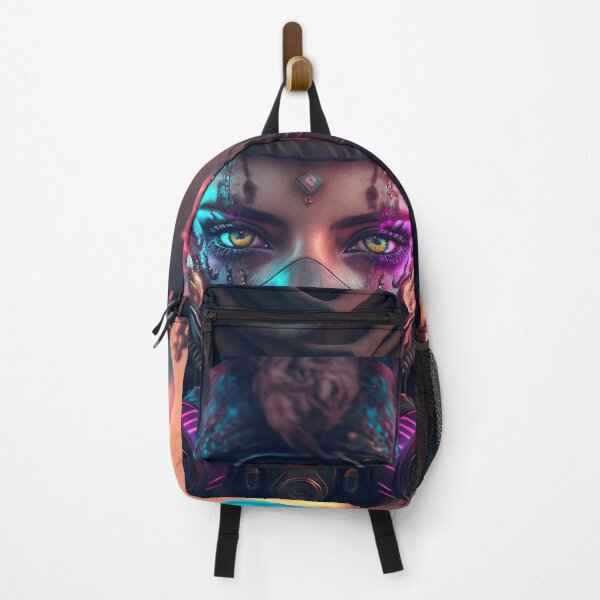 Item preview, Post Apocalypse Meets Cyberpunk Female Pink designed and sold by AICreateWorlds.