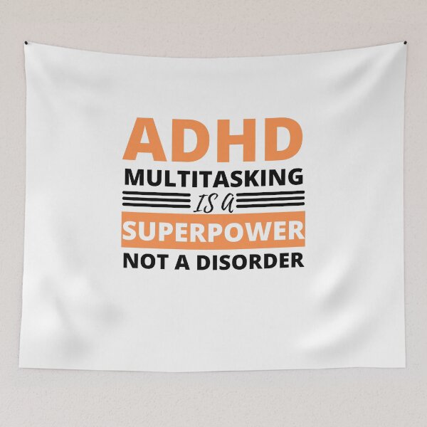 Item preview, ADHD Joke designed and sold by BuraxisQuotes.