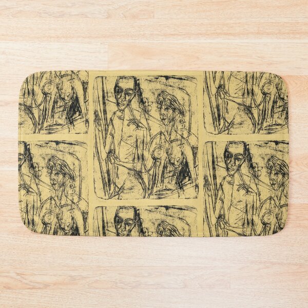 Item preview, Ernst Ludwig Kirchner Couple in Room, Nude Man with Woman (1915–16) designed and sold by TeeARTHY.