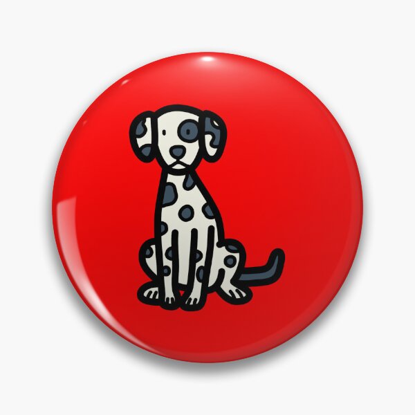 Item preview, dog Dalmatian White gris designed and sold by dyart painting.