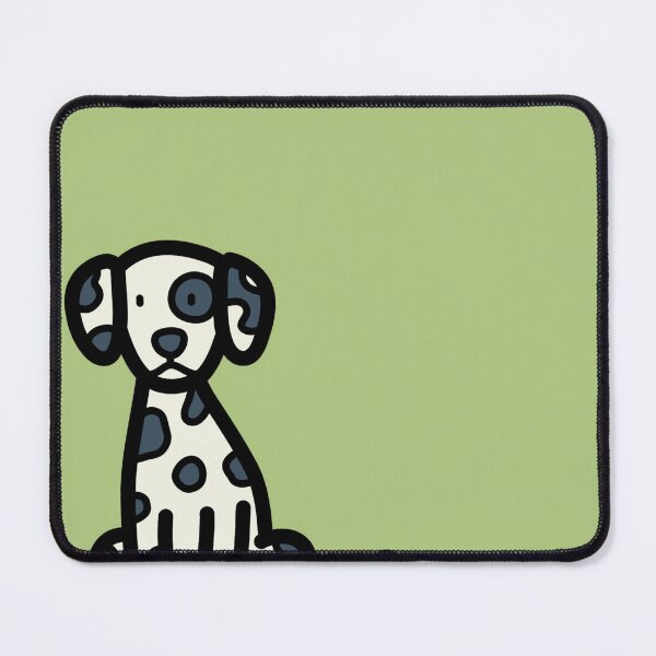 Item preview, dog Dalmatian White gris designed and sold by dyart painting.