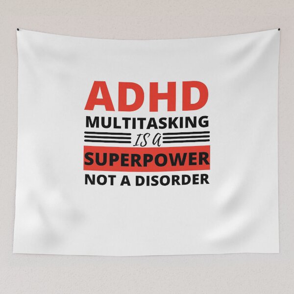 Item preview, ADHD Joke designed and sold by BuraxisQuotes.
