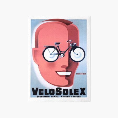 ADVERT BICYCLE ANCIAUX FILLE BIKE BORDEAUX VELOSOLEX