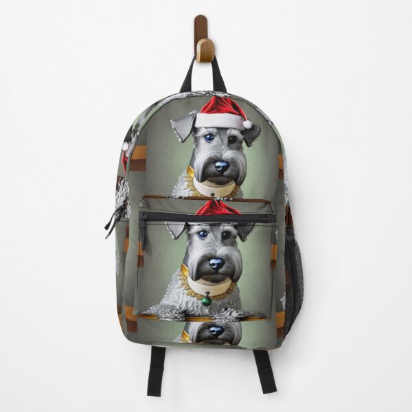 Item preview, Miniature Schnauzer Dog Christmas Celebration 5 designed and sold by AnadAA.