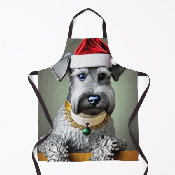 Item preview, Miniature Schnauzer Dog Christmas Celebration 5 designed and sold by AnadAA.