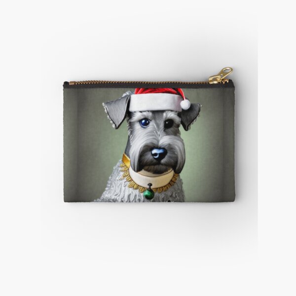 Item preview, Miniature Schnauzer Dog Christmas Celebration 5 designed and sold by AnadAA.