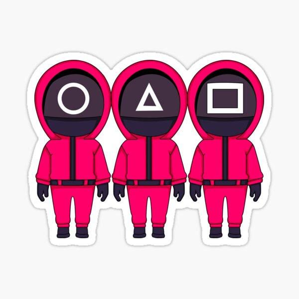 "SQUID GAME" Sticker for Sale by SAK-DESIGNS | Redbubble
