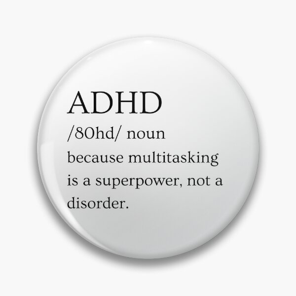 Item preview, ADHD Joke designed and sold by BuraxisQuotes.