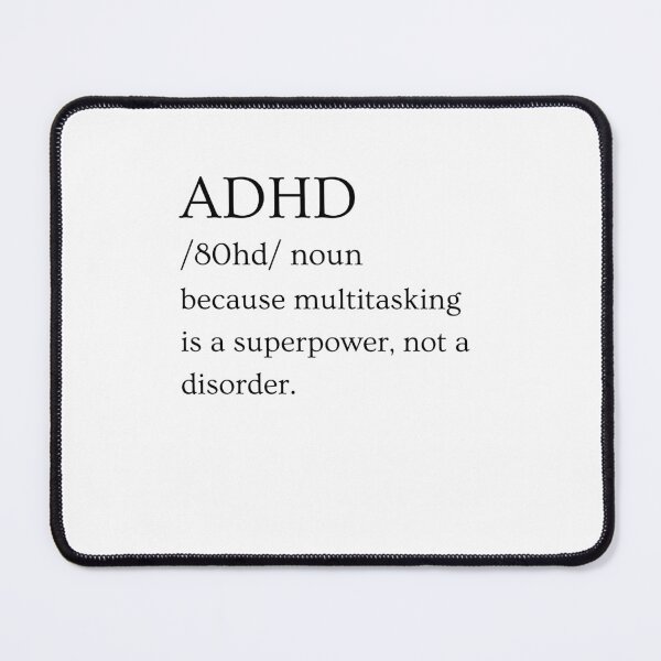 Item preview, ADHD Joke designed and sold by BuraxisQuotes.