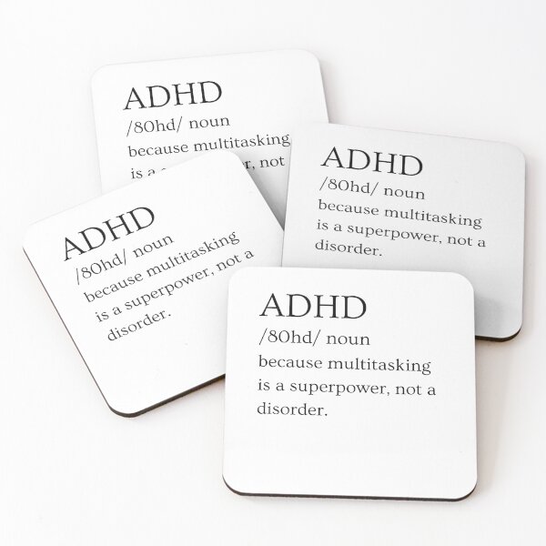 Item preview, ADHD Joke designed and sold by BuraxisQuotes.