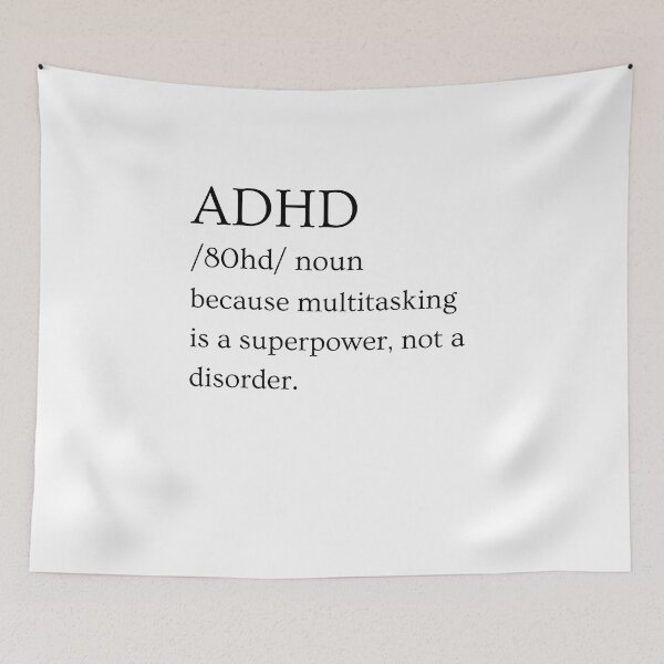 Item preview, ADHD Joke designed and sold by BuraxisQuotes.