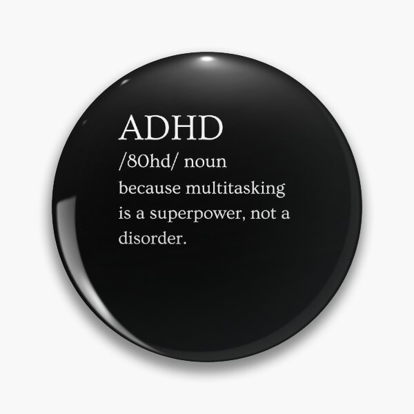 Item preview, ADHD Joke designed and sold by BuraxisQuotes.