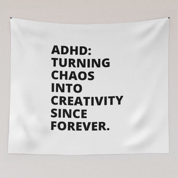 Item preview, ADHD Joke designed and sold by BuraxisQuotes.
