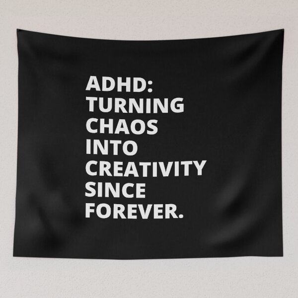 Item preview, ADHD Quote designed and sold by BuraxisQuotes.