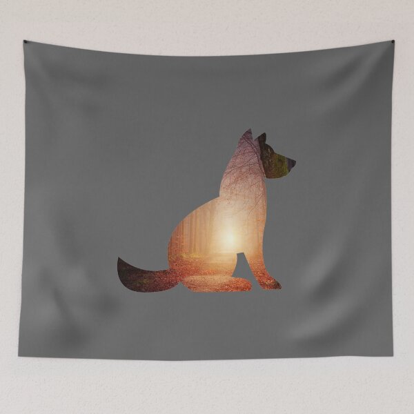 Item preview, dog looking sunset  designed and sold by thorfinnshop.
