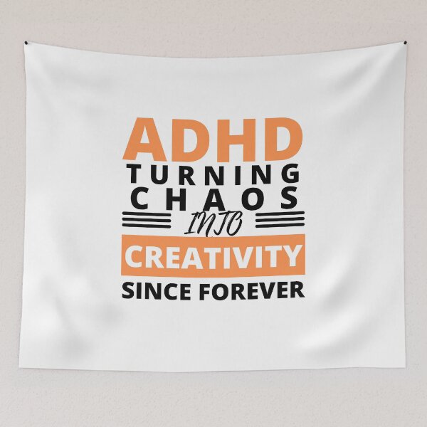Item preview, ADHD Joke designed and sold by BuraxisQuotes.