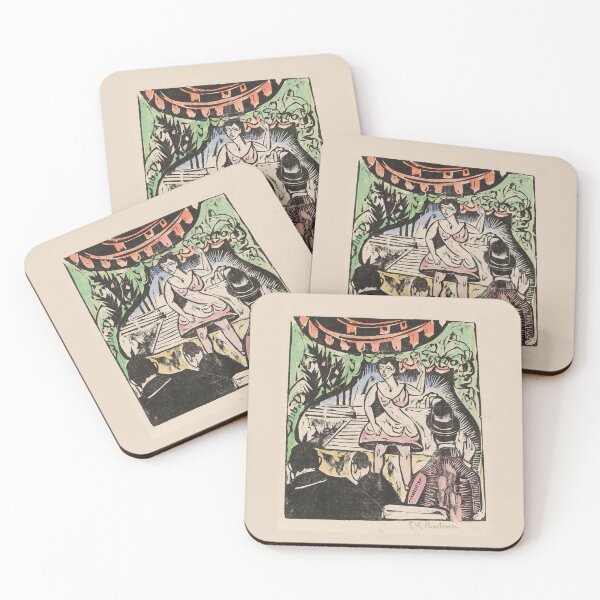 Item preview, Ernst Ludwig Kirchner Kleines Variete mit Sängerin (1912) designed and sold by TeeARTHY.