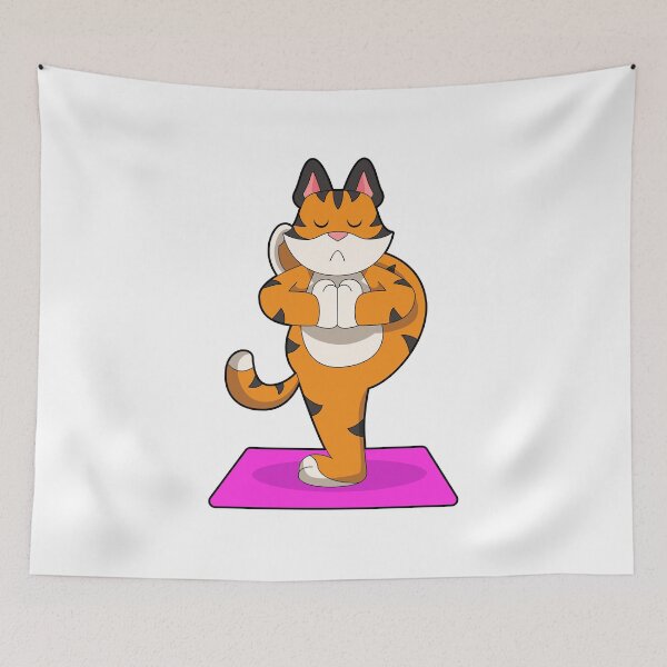Item preview, Tiger Yoga Fitness Meditation designed and sold by Snabdesign84.