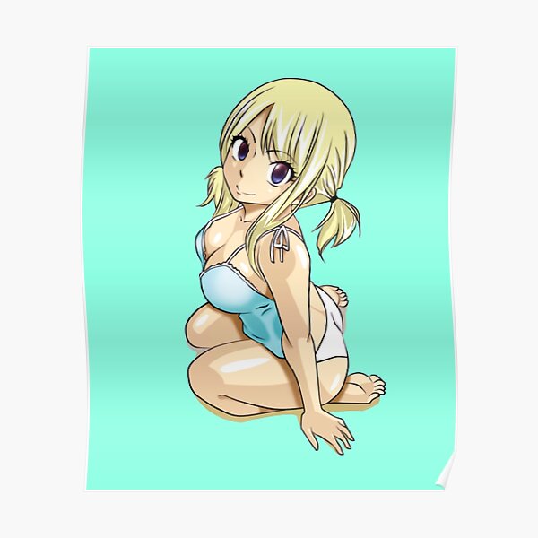 Fairy Tail Lucy Heartfilia Hentai Ecchi Poster For Sale By StudioBlossom Redbubble