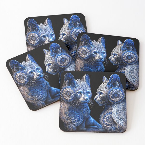 Item preview, Gato Guerrero's de Flor designed and sold by DESIGNERCATS.
