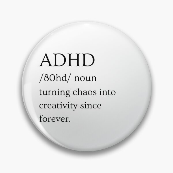 Item preview, ADHD Joke designed and sold by BuraxisQuotes.