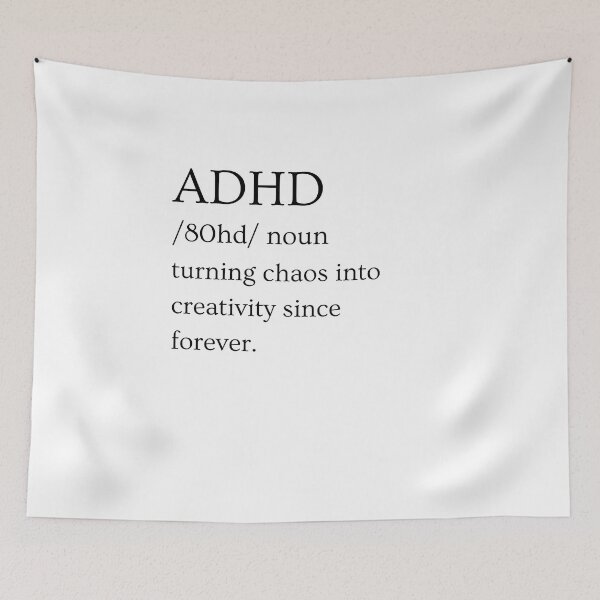 Item preview, ADHD Joke designed and sold by BuraxisQuotes.