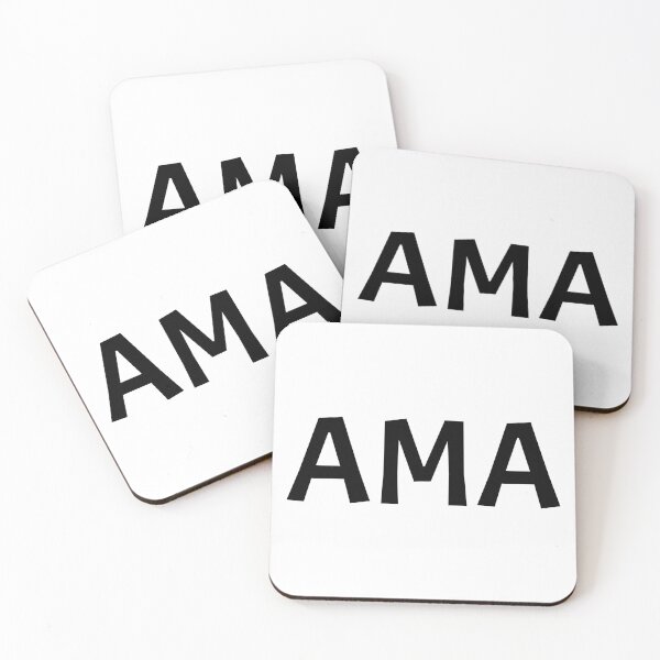 Item preview, "AMA" in big bold letters designed and sold by BunchOfWords.