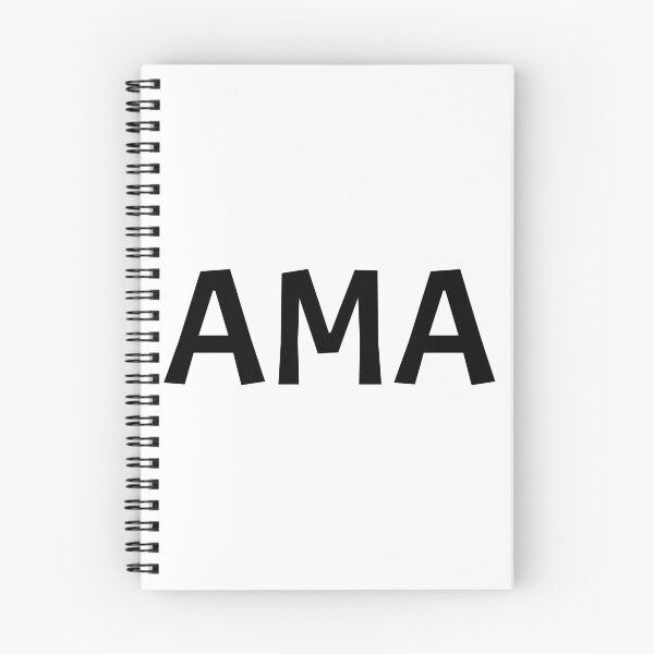 Item preview, "AMA" in big bold letters designed and sold by BunchOfWords.