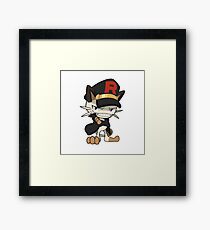 Rocket Meowth Framed Print