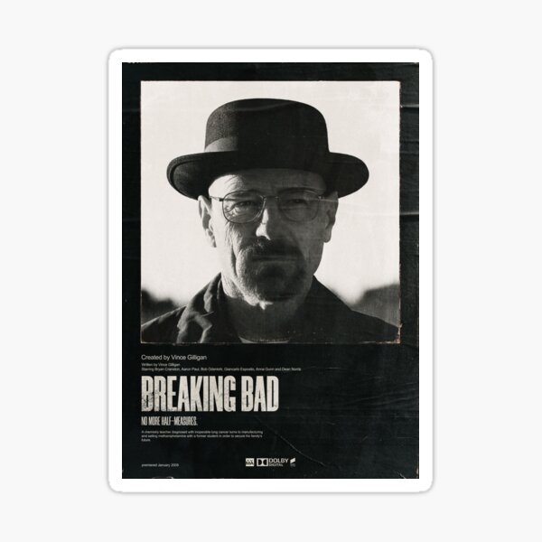 "Breaking Bad" Sticker for Sale by GenerateArtAI | Redbubble