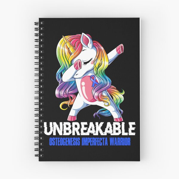 Item preview, Osteogenesis Imperfecta Awareness - Unicorn Osteogenesis Imperfecta Warrior Ribbon UNBREAKABLE designed and sold by Fernandezf.