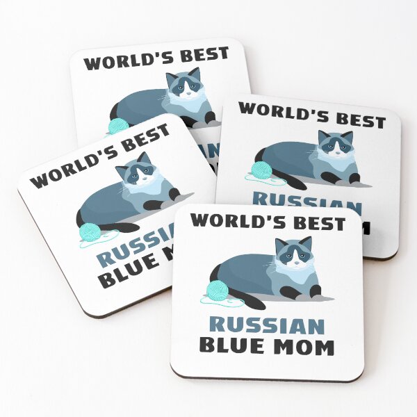 Item preview, Worlds Best Russian Blue Mom, loves Russian Blue Cats designed and sold by yssnyd.