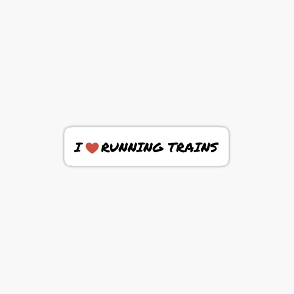 Artikel-Vorschau von Ich liebe es, Züge fahren zu lassen, designt und verkauft von Rail Stickers.