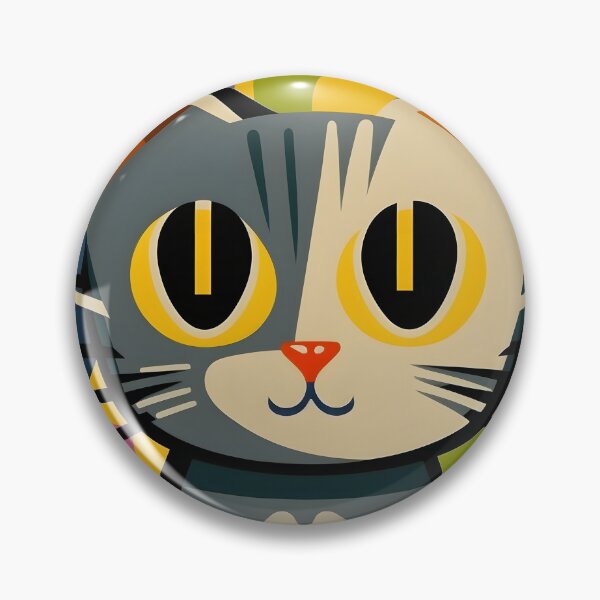 Item preview, Abstract cat in cartoon style designed and sold by randrdesign.