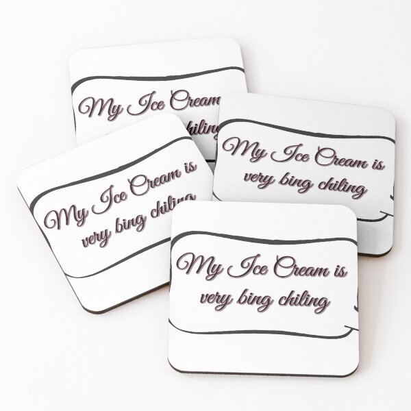 Item preview, Bing Chiling Text bubble designed and sold by DangMan.