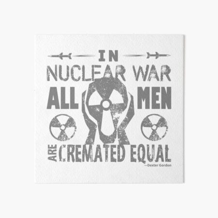 Artikel-Vorschau von Im Atomkrieg sind alle Männer gleich eingeäschert - WH1, designt und verkauft von Alcino Major.