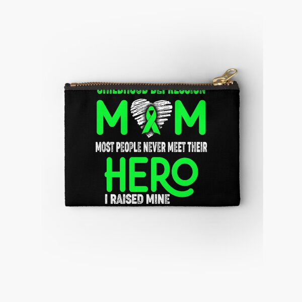Item preview, Childhood Depression MOM Most People Never Meet Their HERO I Raised Mine designed and sold by Tifrop.